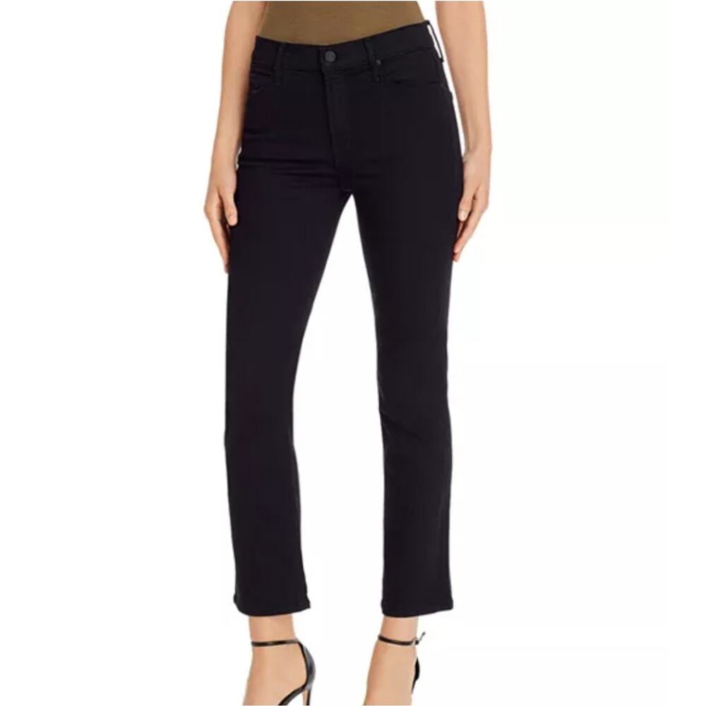 Mother Black The Mid Rise Dazzler Ankle Jeans Not Guilty Wash NWT Size 24